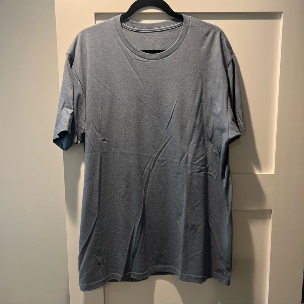 Men’s Fresh Clean Threads Classic Short Sleeve T Shirt Light Blue XL